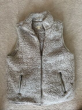 miami Plush Sherpa Zip Jacket in Light Beige